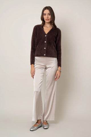 The Crystal Button Cardigan