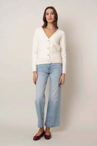 The Crystal Button Cardigan