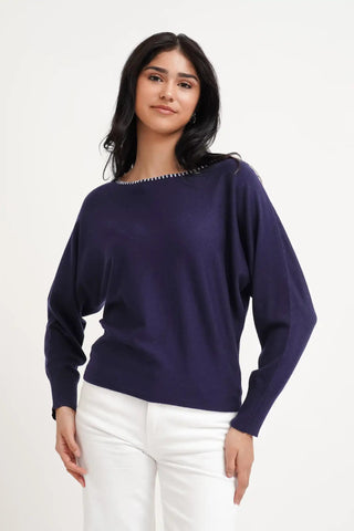 The Quiet Contrast Pullover