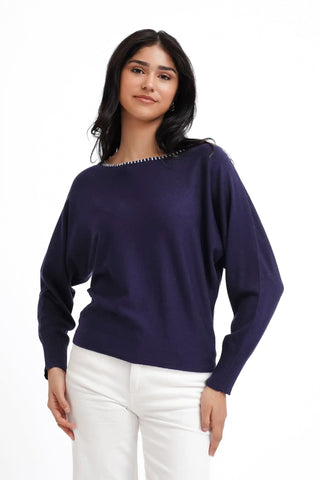 The Quiet Contrast Pullover