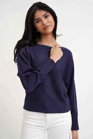 The Quiet Contrast Pullover