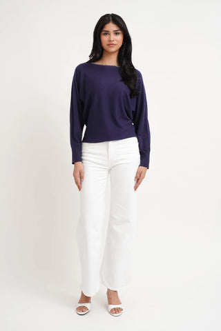 The Quiet Contrast Pullover