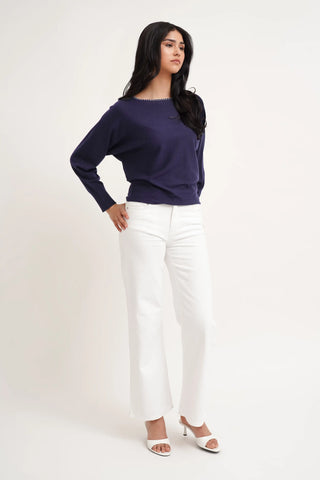 The Quiet Contrast Pullover