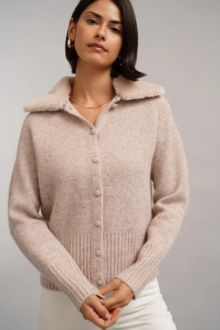 The Plush Collar Cardigan