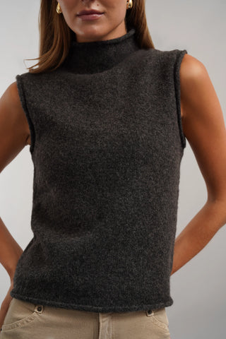 The Essential Mock Neck Shell