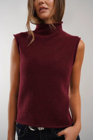 The Essential Mock Neck Shell
