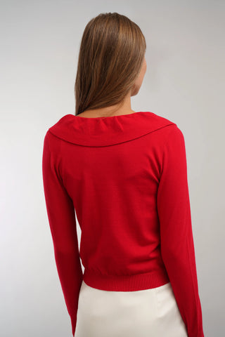 The Camellia Ruffle Cardigan