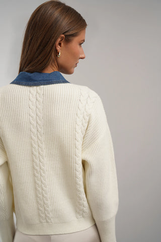 The Heritage Mixed Media Cardigan