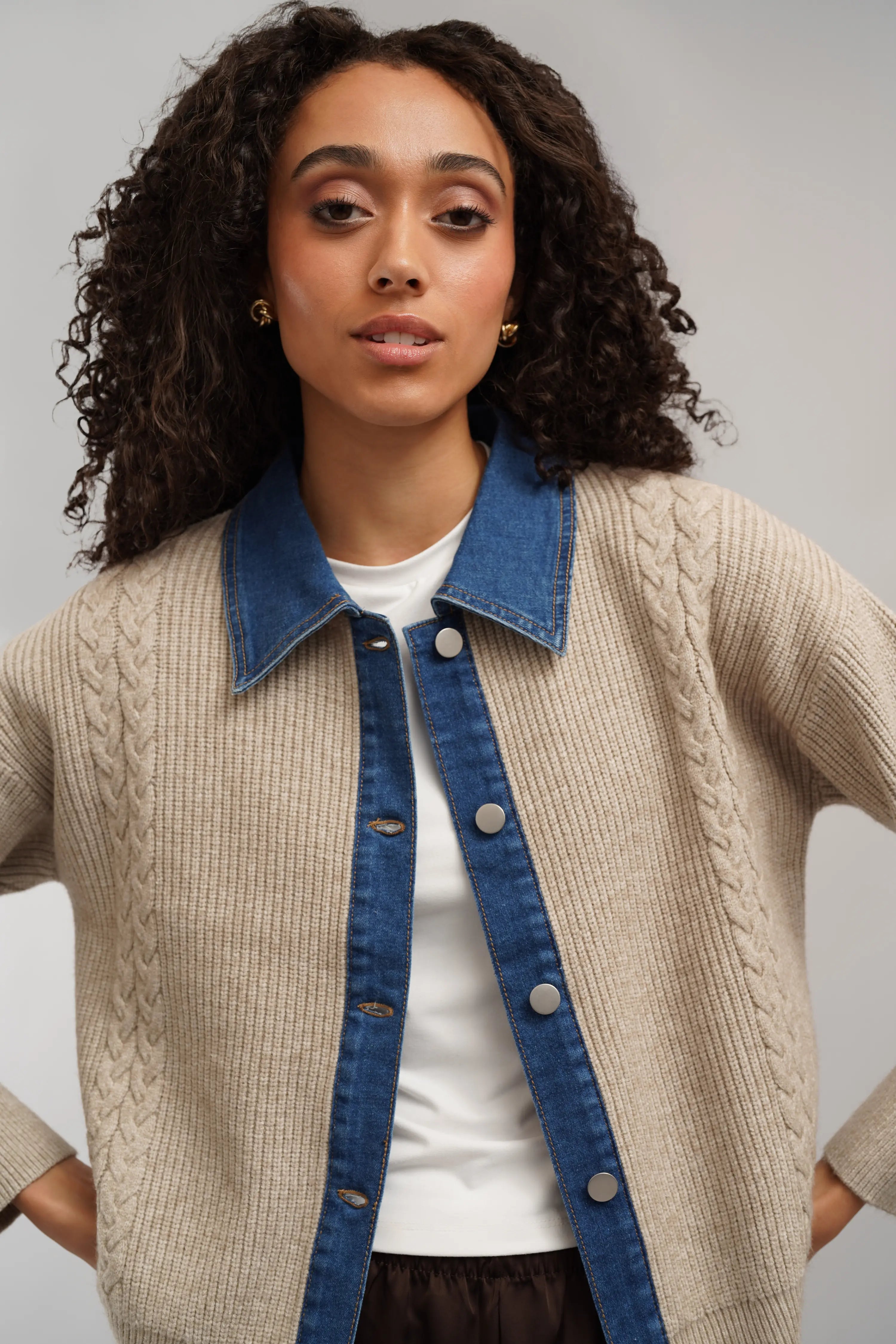 Cyrus - The Heritage Mixed Media Cardigan