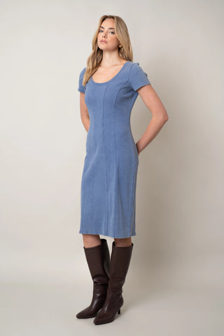 The Seam-Detail Knit Dress