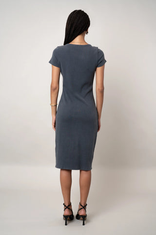 The Seam-Detail Knit Dress