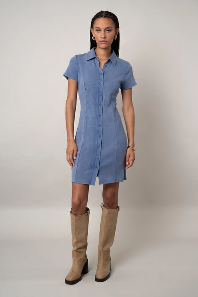 Cyrus - The Short Sleeve Polo Mini Dress