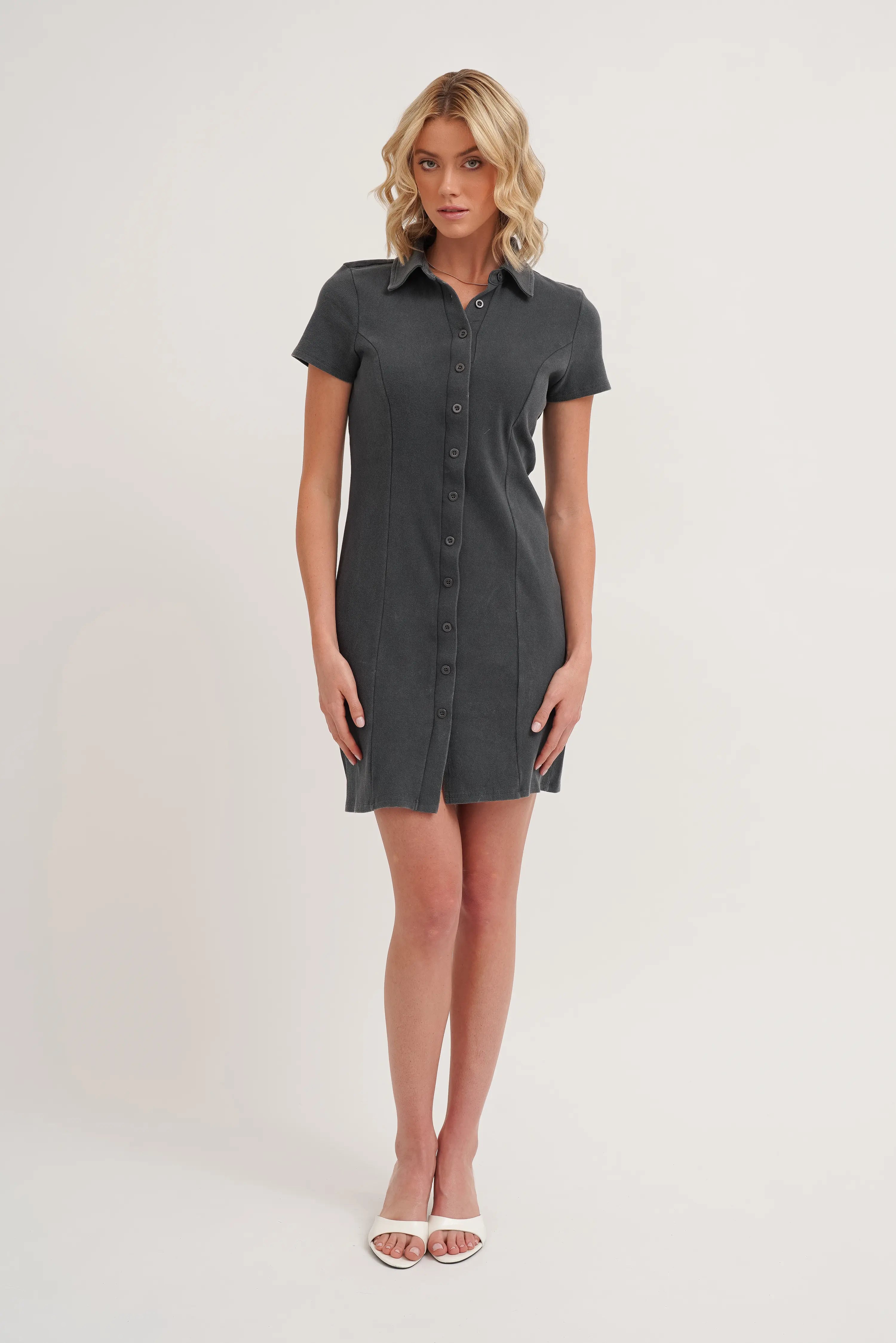Cyrus - The Short Sleeve Polo Mini Dress