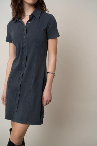 The Short Sleeve Polo Mini Dress