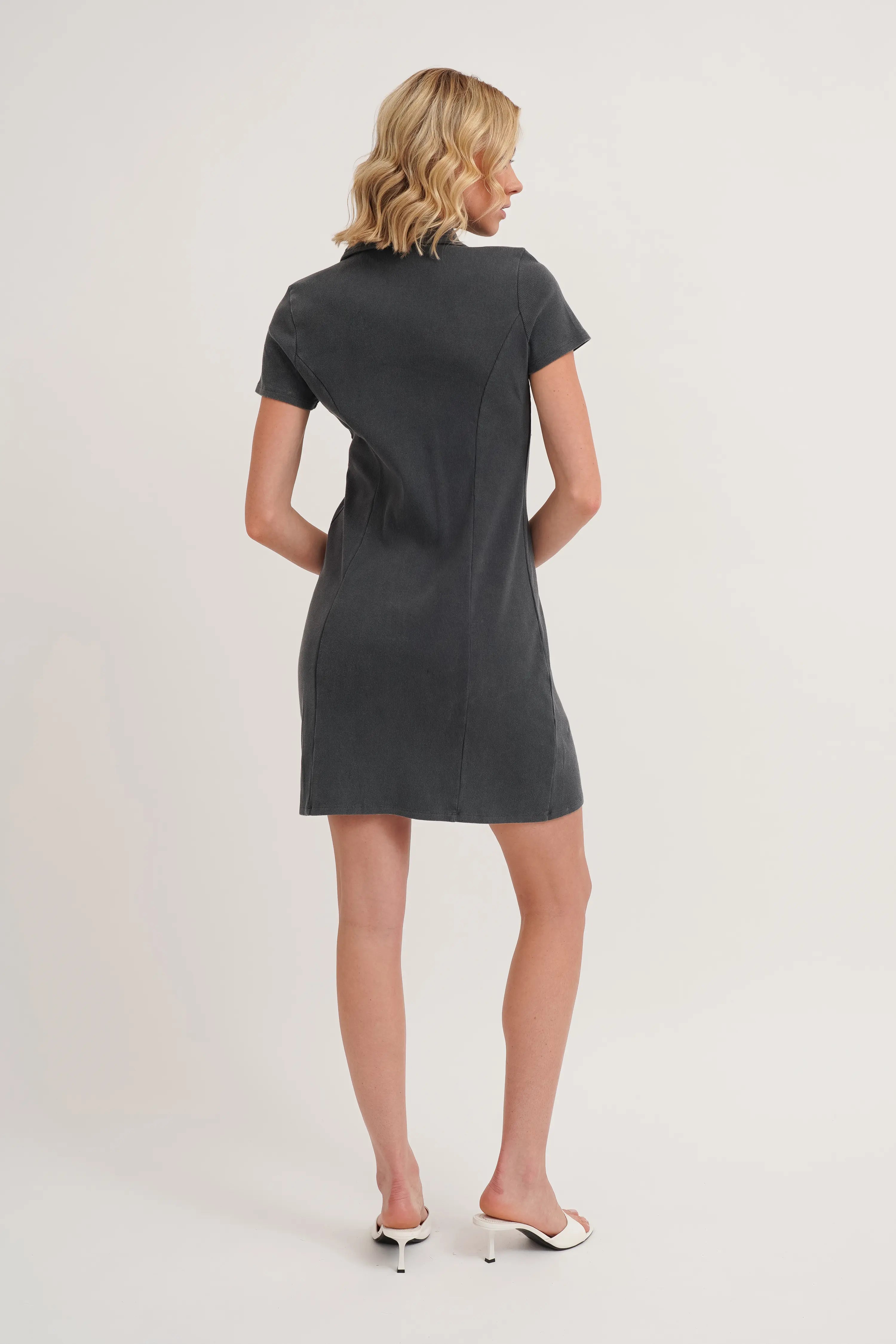 cut out long sleeve mini dress WYNN CUT OUT LONG SLEEVE MINI DRESS XXS / As Shown