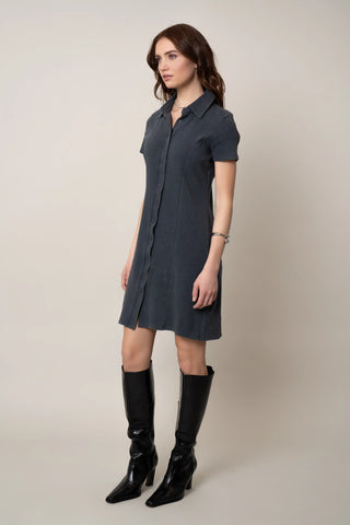 The Short Sleeve Polo Mini Dress