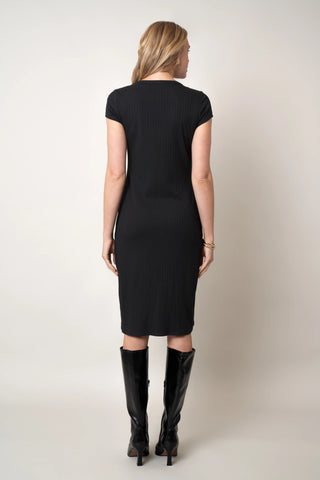 The Asymmetrical Button Dress