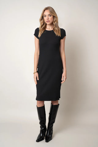 The Asymmetrical Button Dress
