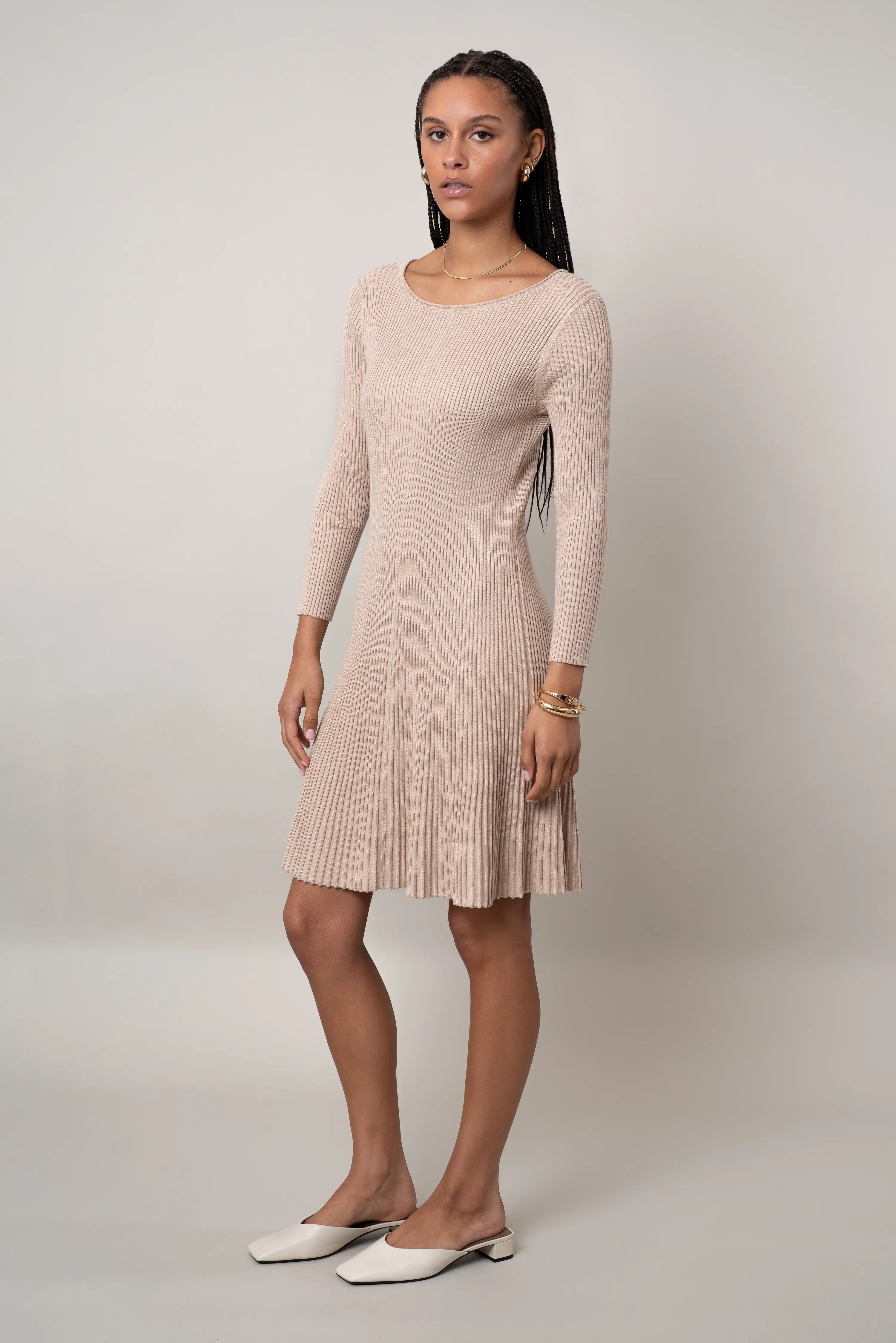 pleated knitted dress The Knit 4% Spandex Colour:Crimson Floral SCH005178_B 2000 Grammy Awards Jlo