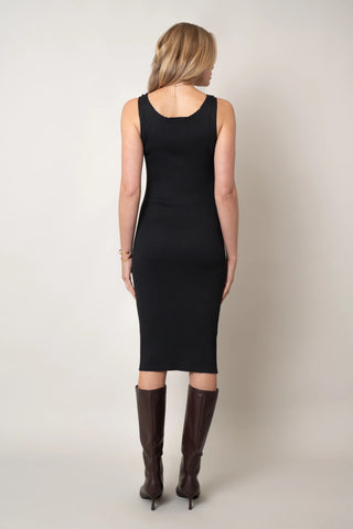 The Two-Piece Ribbed Dress Set
