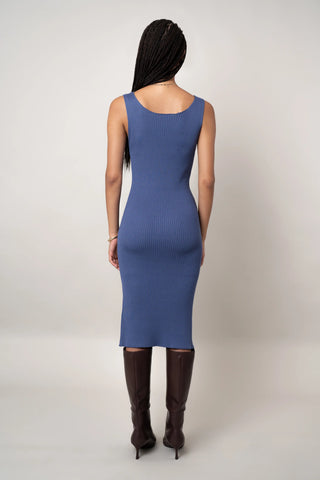 The Two-Piece Ribbed Dress Set