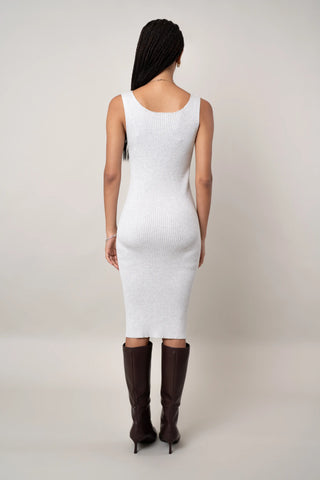 The Two-Piece Ribbed Dress Set