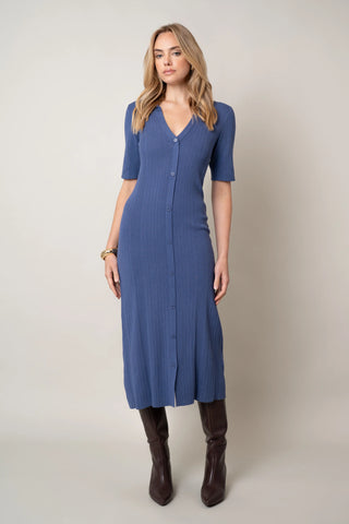The Button-Front Polo Dress