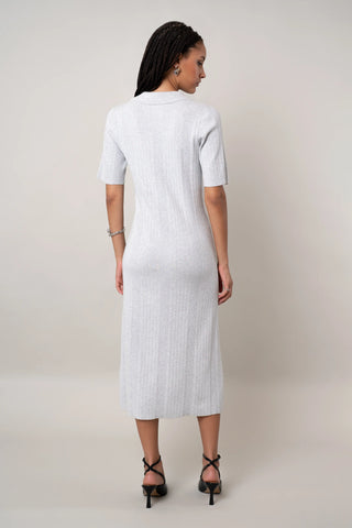 The Button-Front Polo Dress