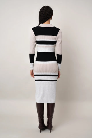 The Striped Button-Front Dress