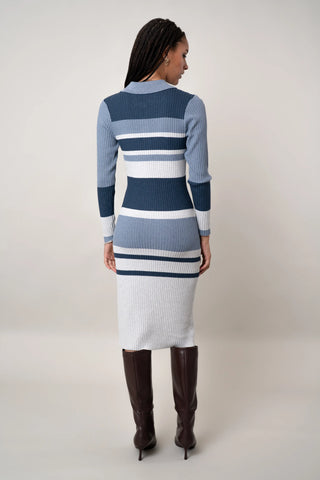 The Striped Button-Front Dress
