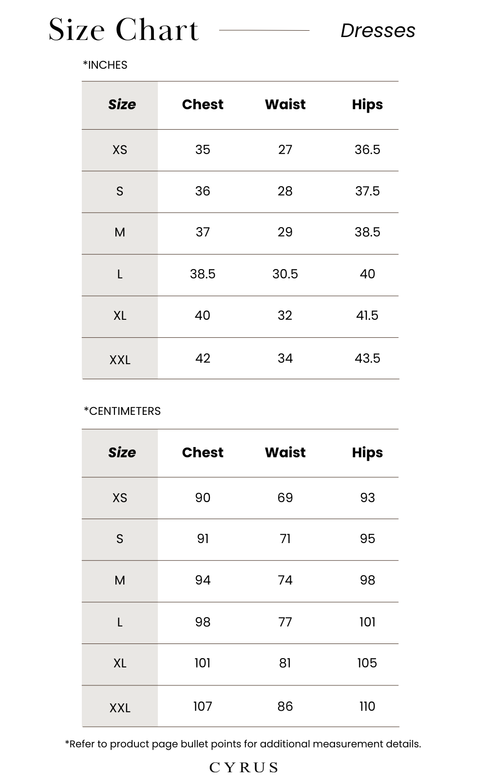 Size Guide
