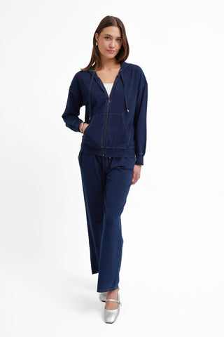 The Denim Knit Drawstring Pant