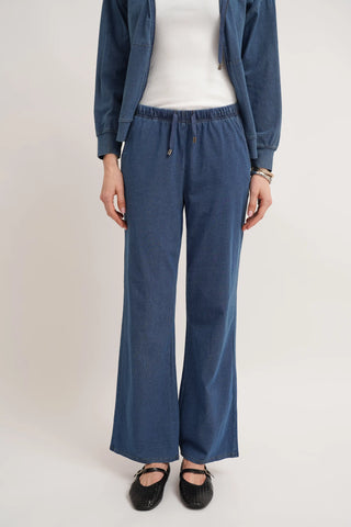 The Denim Knit Drawstring Pant
