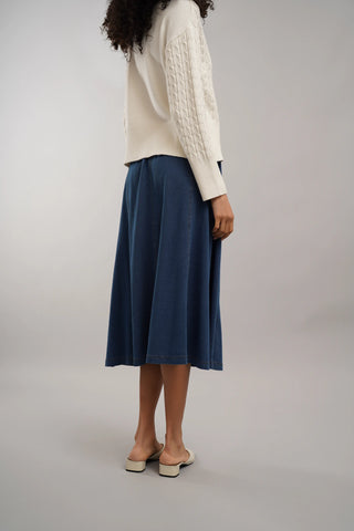 The Everyday Knit Denim Skirt