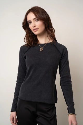 The Raw Seam Rib Tee