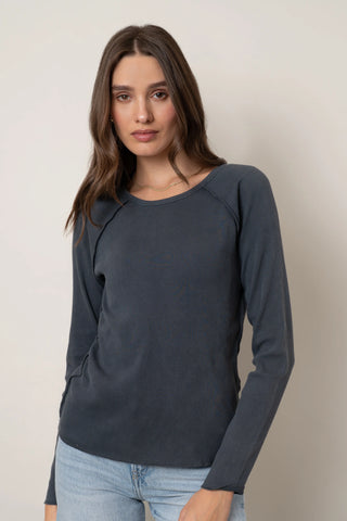 The Raw Seam Rib Tee