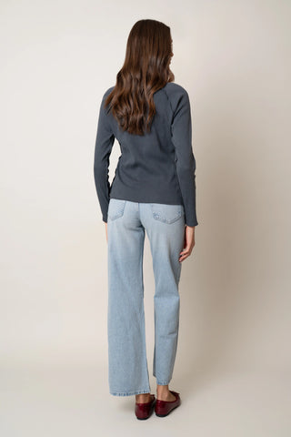 The Raw Seam Rib Tee
