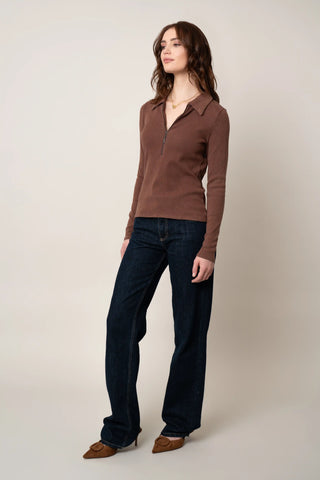 The Half-Zip Collared Knit