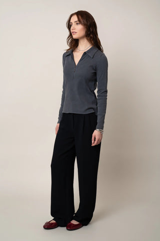 The Half-Zip Collared Knit