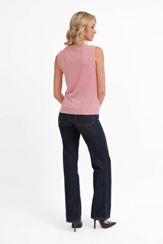 The Gingham Button Shell