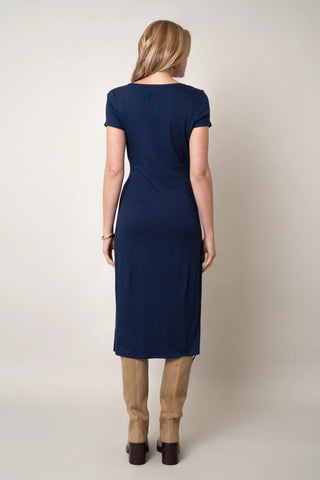 The Knotted Waist Midi Dress