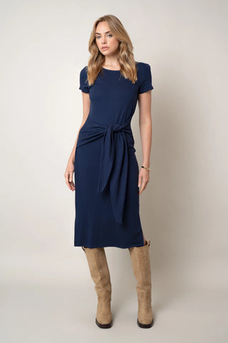 The Knotted Waist Midi Dress