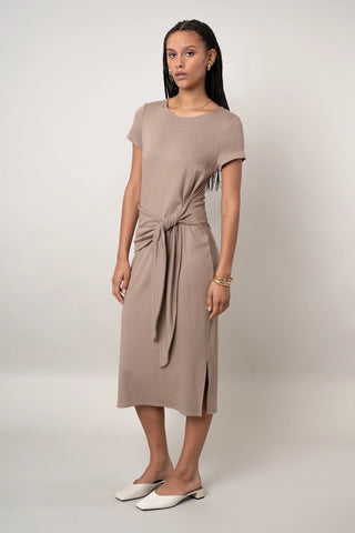The Knotted Waist Midi Dress