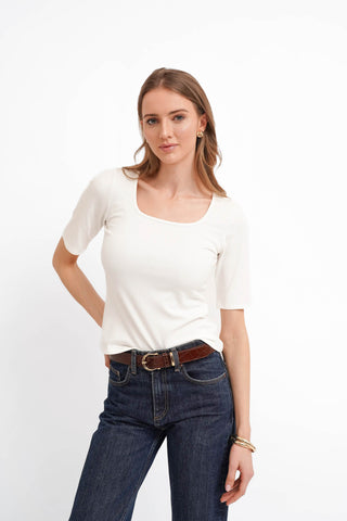 The Soft Square Neck Knit