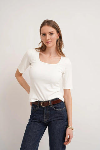 The Soft Square Neck Knit