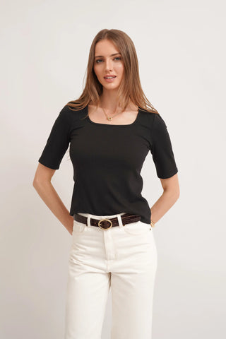 The Soft Square Neck Knit