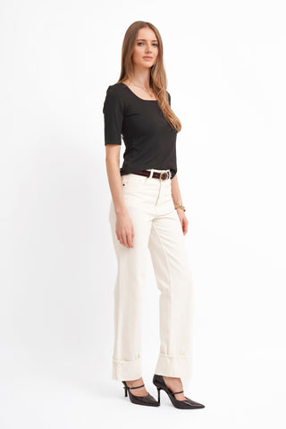 The Soft Square Neck Knit