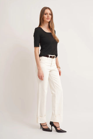 The Soft Square Neck Knit