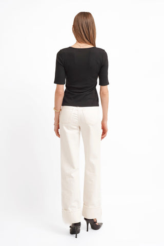 The Soft Square Neck Knit
