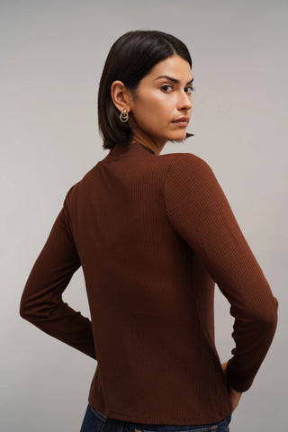 The Essential Zip Mock Neck